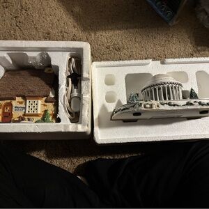 White and Brown Ceramic Building Decor